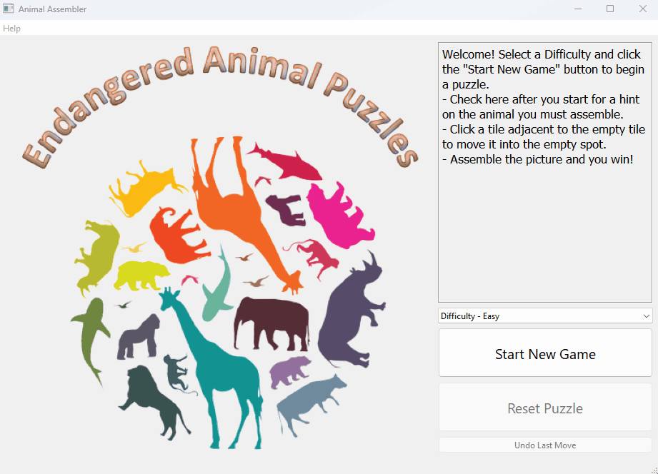 Endangered Animal Slide Game icon